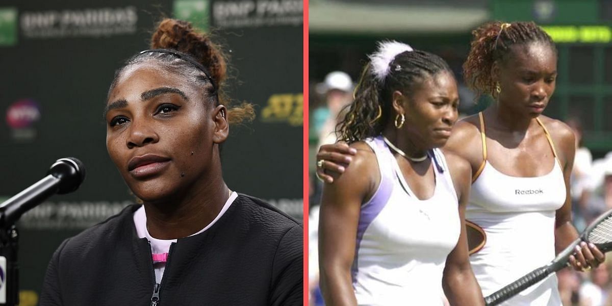 Venus Williams beat Serena Williams in their first meeting at Wimbledon