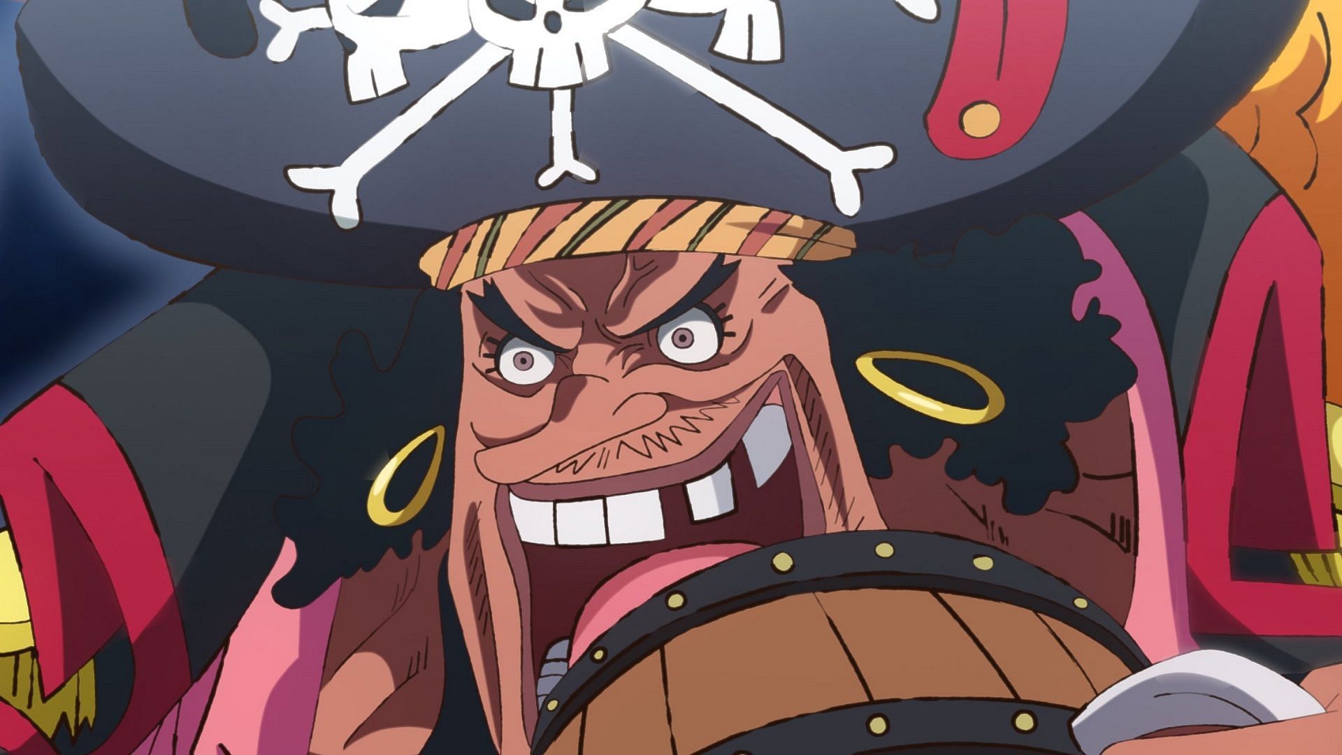 Even for Blackbeard, Garp is much more useful alive than dead (Image via Toei Animation, One Piece)