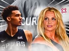 Victor Wembanyama’s claim of Britney Spears grabbing him from behind stands false after a video surfaces online