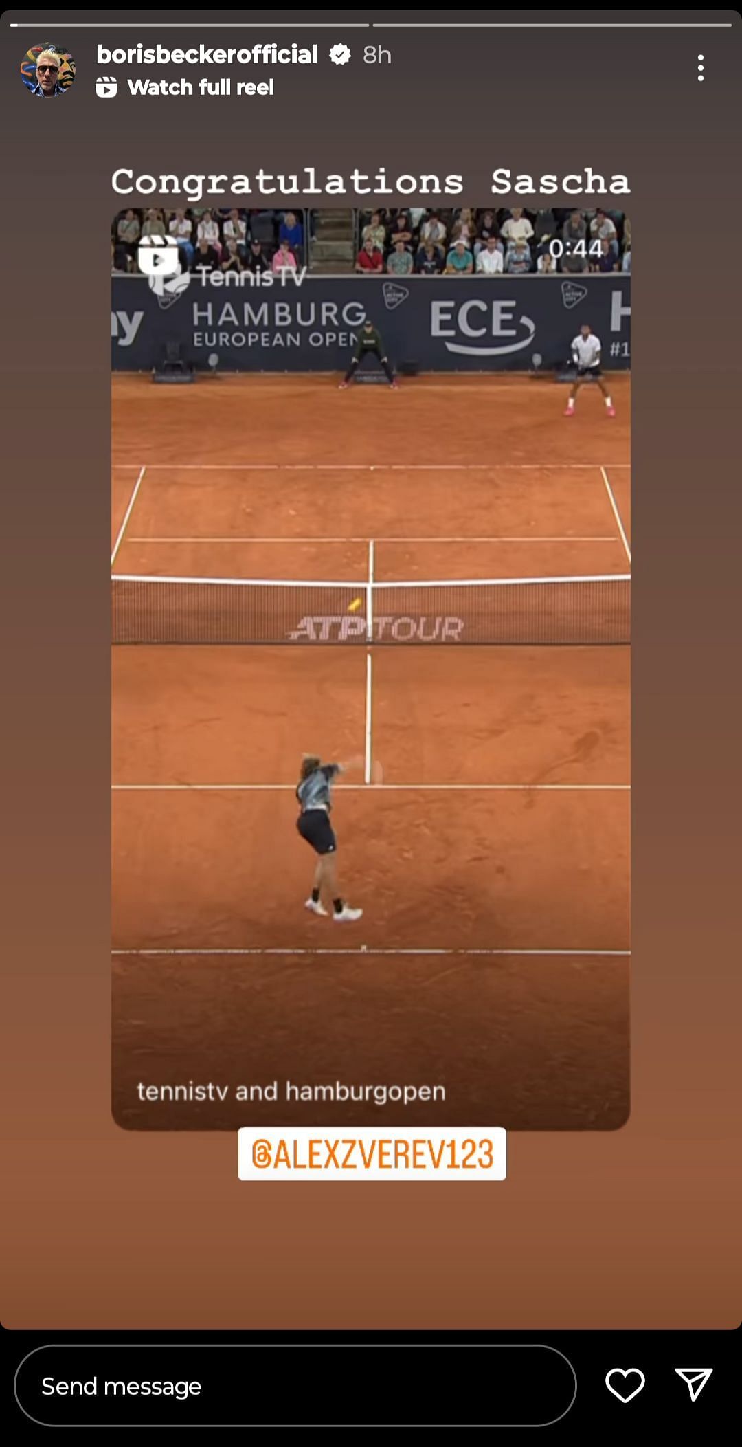 Boris Becker on Instagram