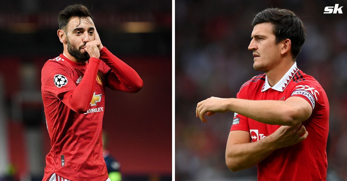 Man Utd star Bruno Fernandes calls out Harry Maguire and six more