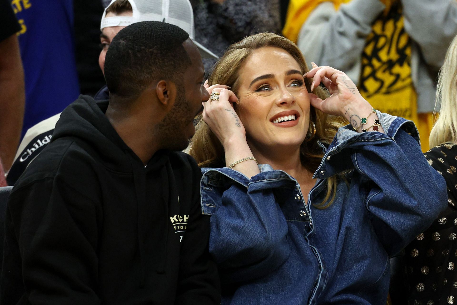 Rich Paul with his Girlfriend Adele