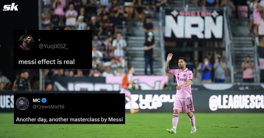 Twitter reacts to Lionel Messi's latest Inter Miami masterclass vs