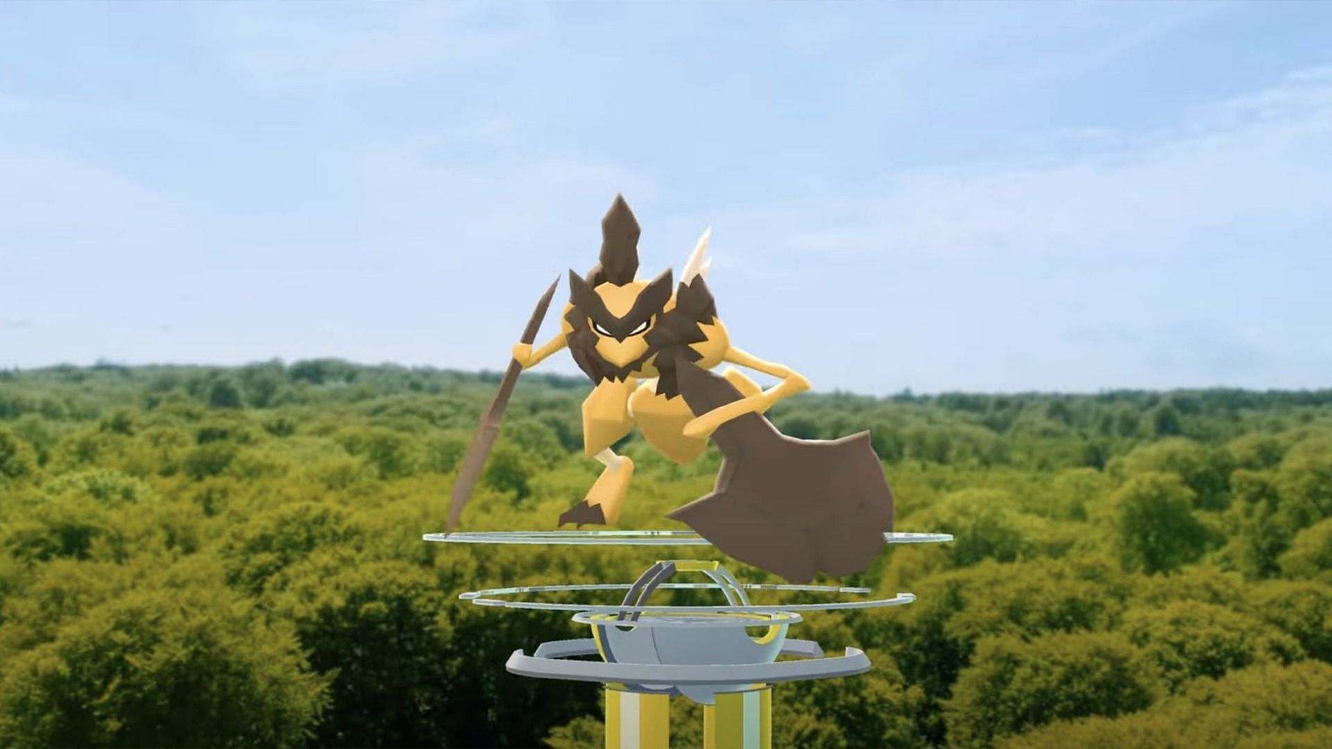 Official artwork for Kleavor in Pokemon GO (Image via Niantic)