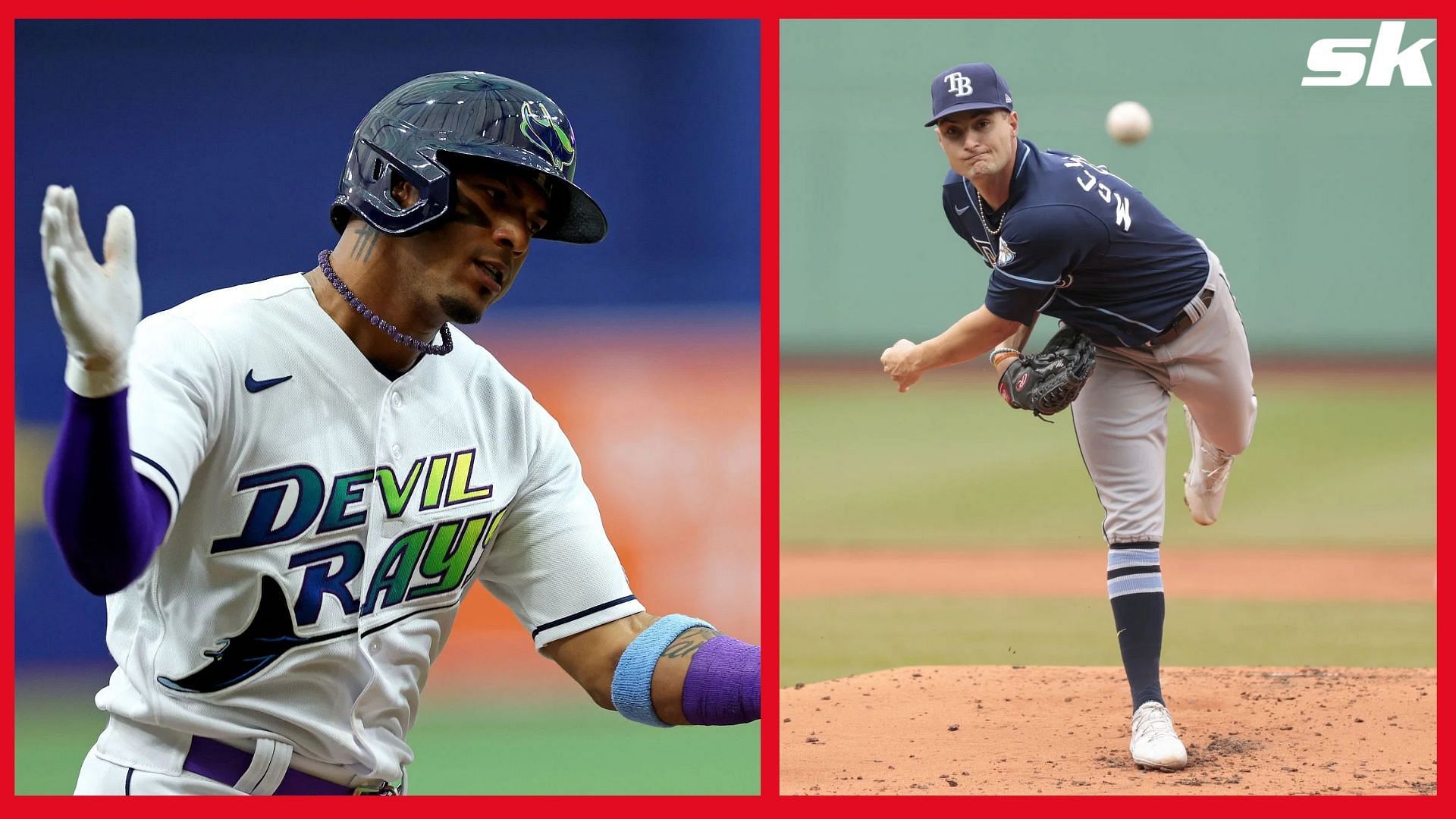 Tampa Bay Rays Wander Franco &amp; Shane McClanahan - MLB All-Stars