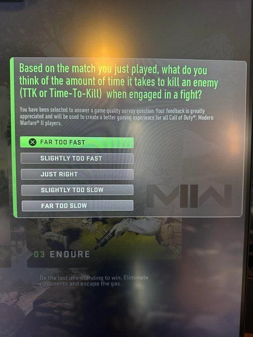 call of duty Modern Warfare 3 might get a TTK increase, Call of Duty