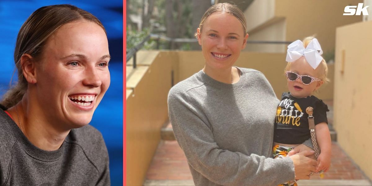 Caroline Wozniacki jokes about daughter Olivia