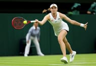 Elena Rybakina at the 2023 Wimbledon.