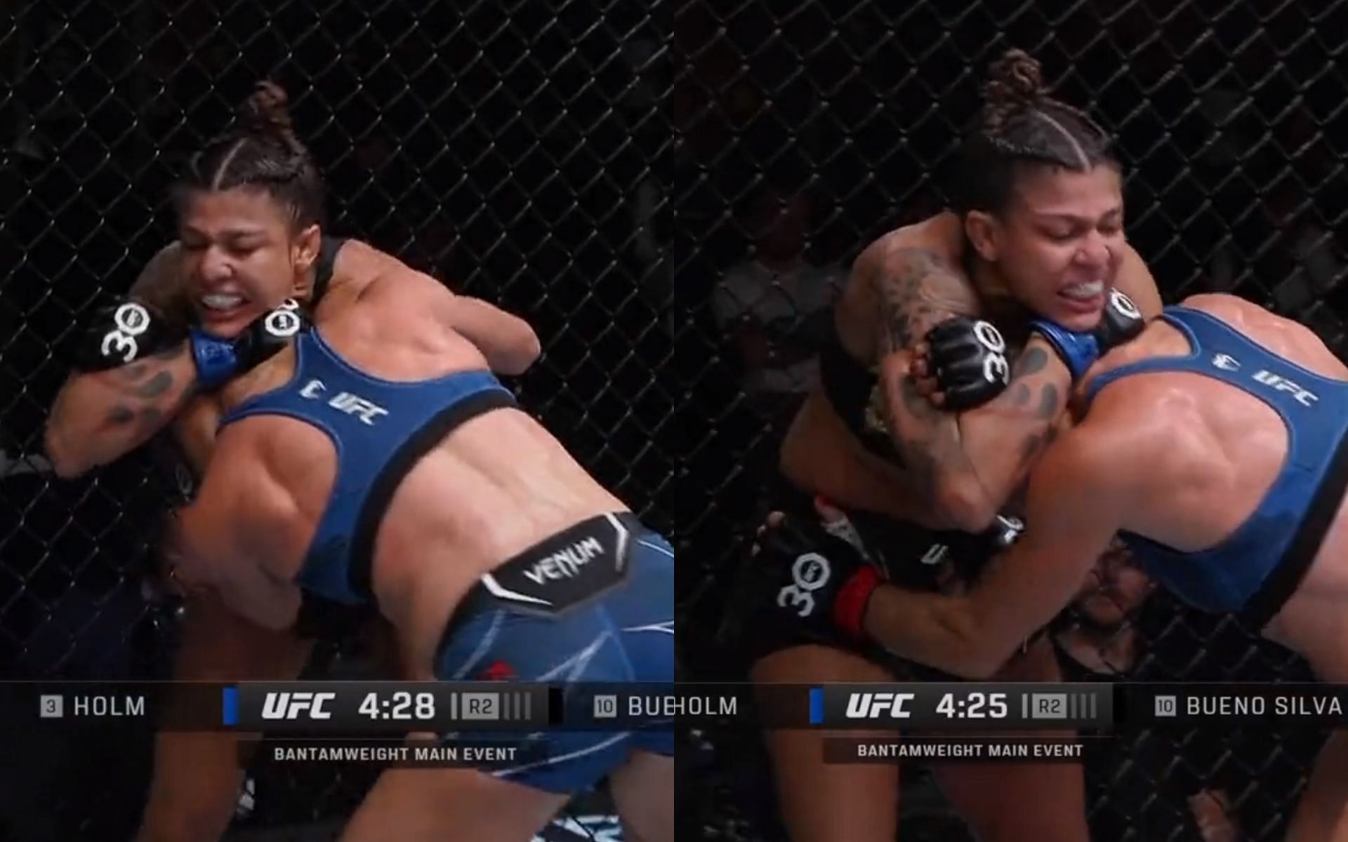 What is a ninja choke? Mayra Bueno Silva locks up Holly Holm with slick  submission to get the win at UFC Vegas 77