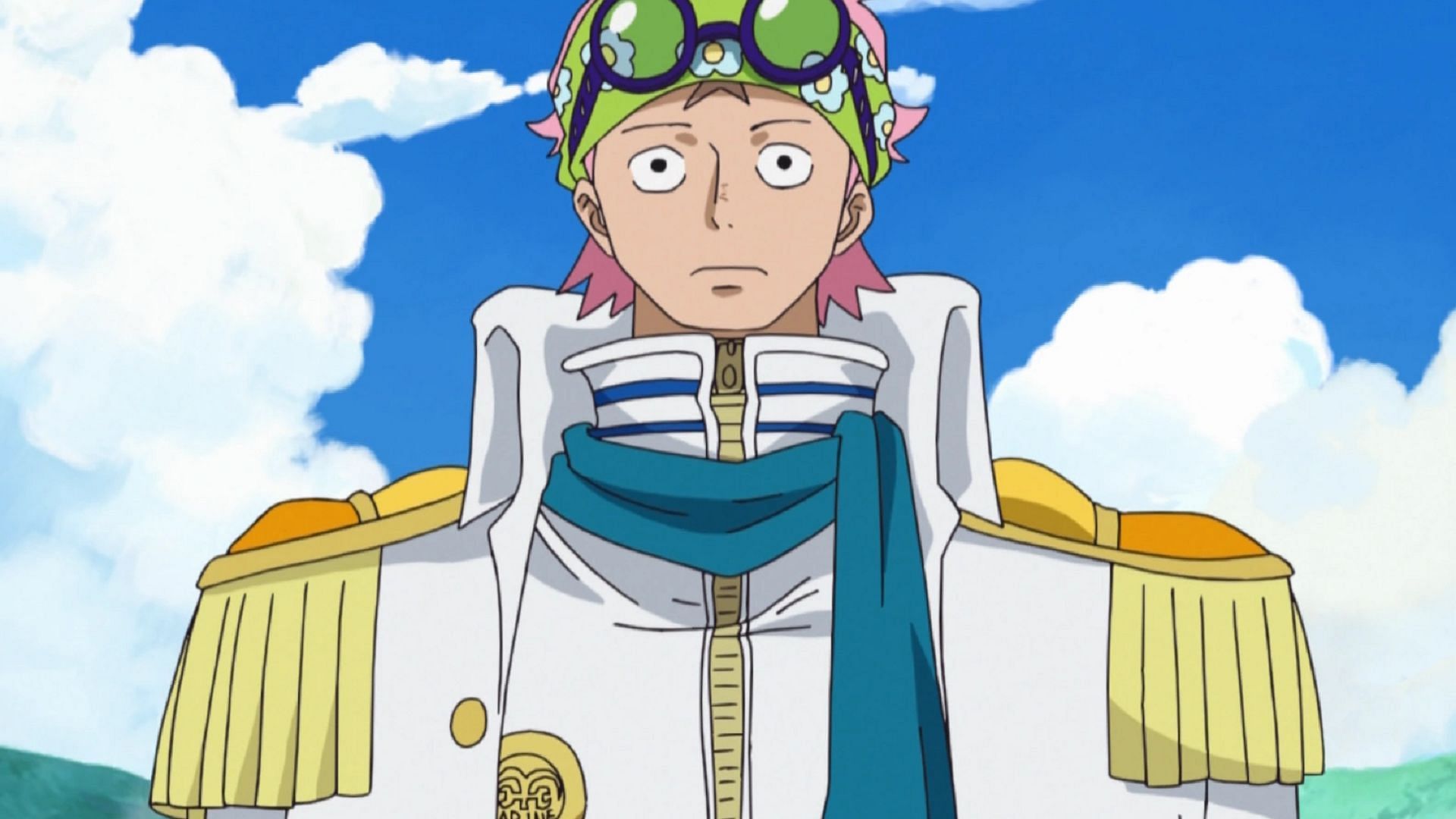 Koby&#039;s appearance after One Piece&#039;s two-year-long timeskip (Image via Toei Animation, One Piece)