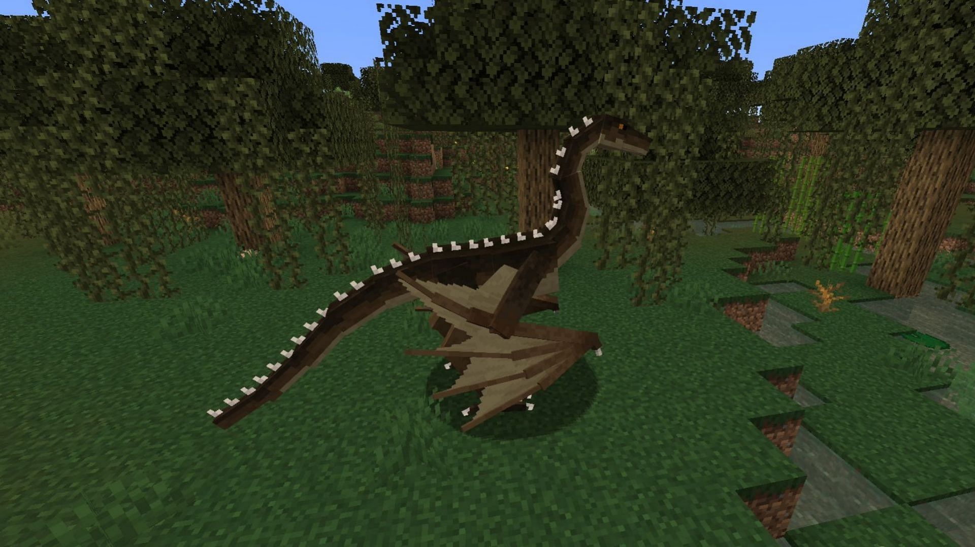 Useless Reptile is a simple mod that adds neutral reptiles to Swamp biomes (Image via Mojang Studios || 9Minecraft)