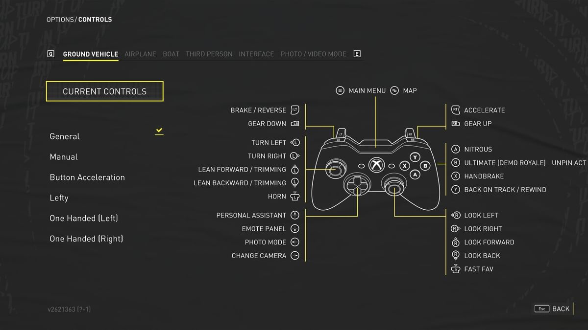 The Crew Motorfest closed beta best controller settings for Xbox