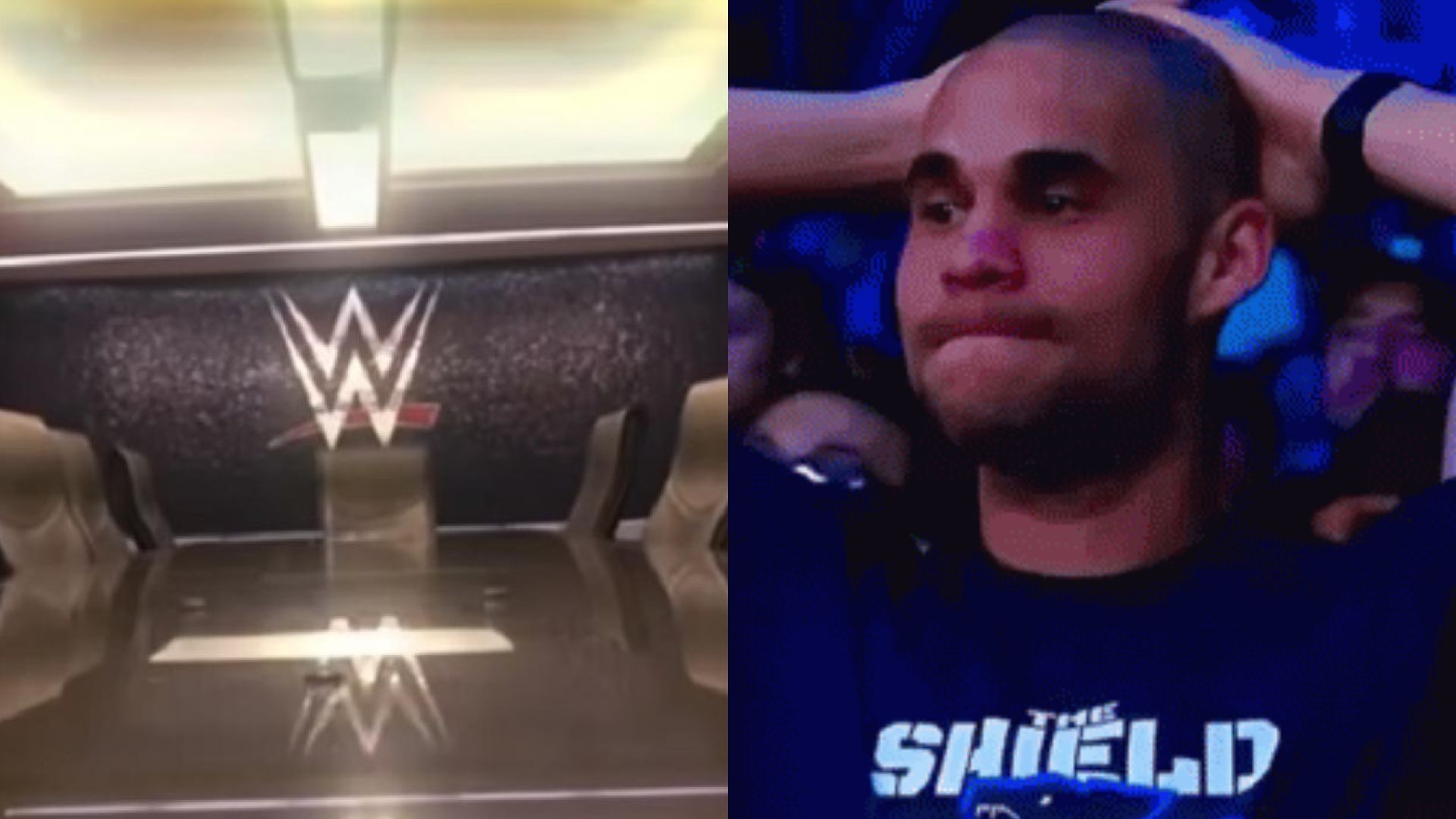 The WWE star does not appear to be happy about how things are going