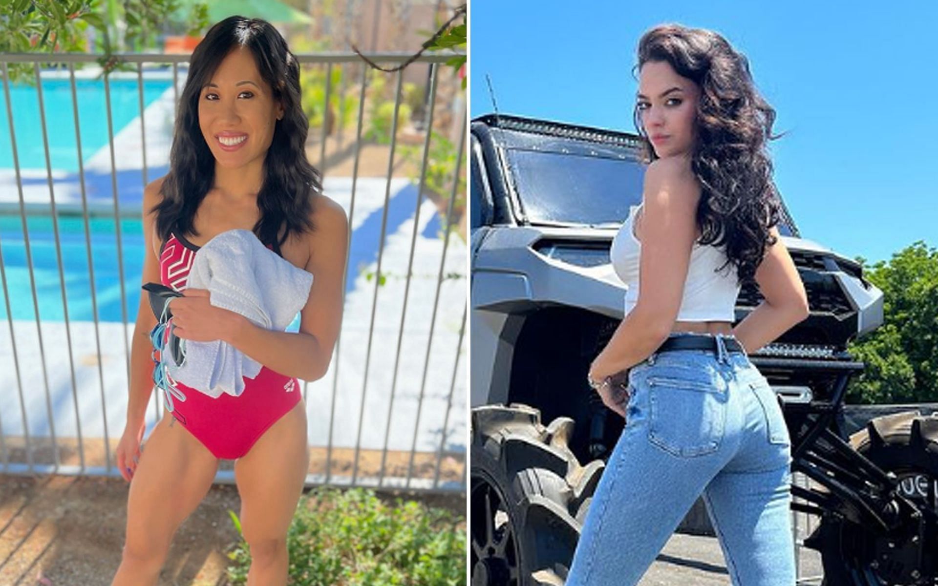 Helen Yee (L) and Nina Marie Danielle (R) Images via @helenyeesports and @ninamariedanielle Instagram