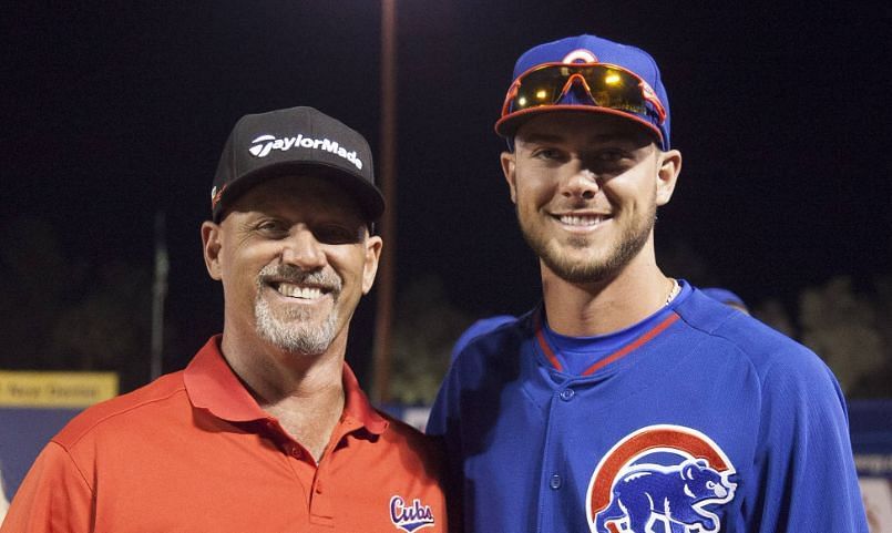 Kris Bryant with his father