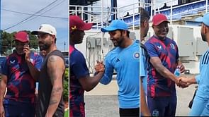 Team India meet West Indies legend Brian Lara ahead of second Test in Trinidad