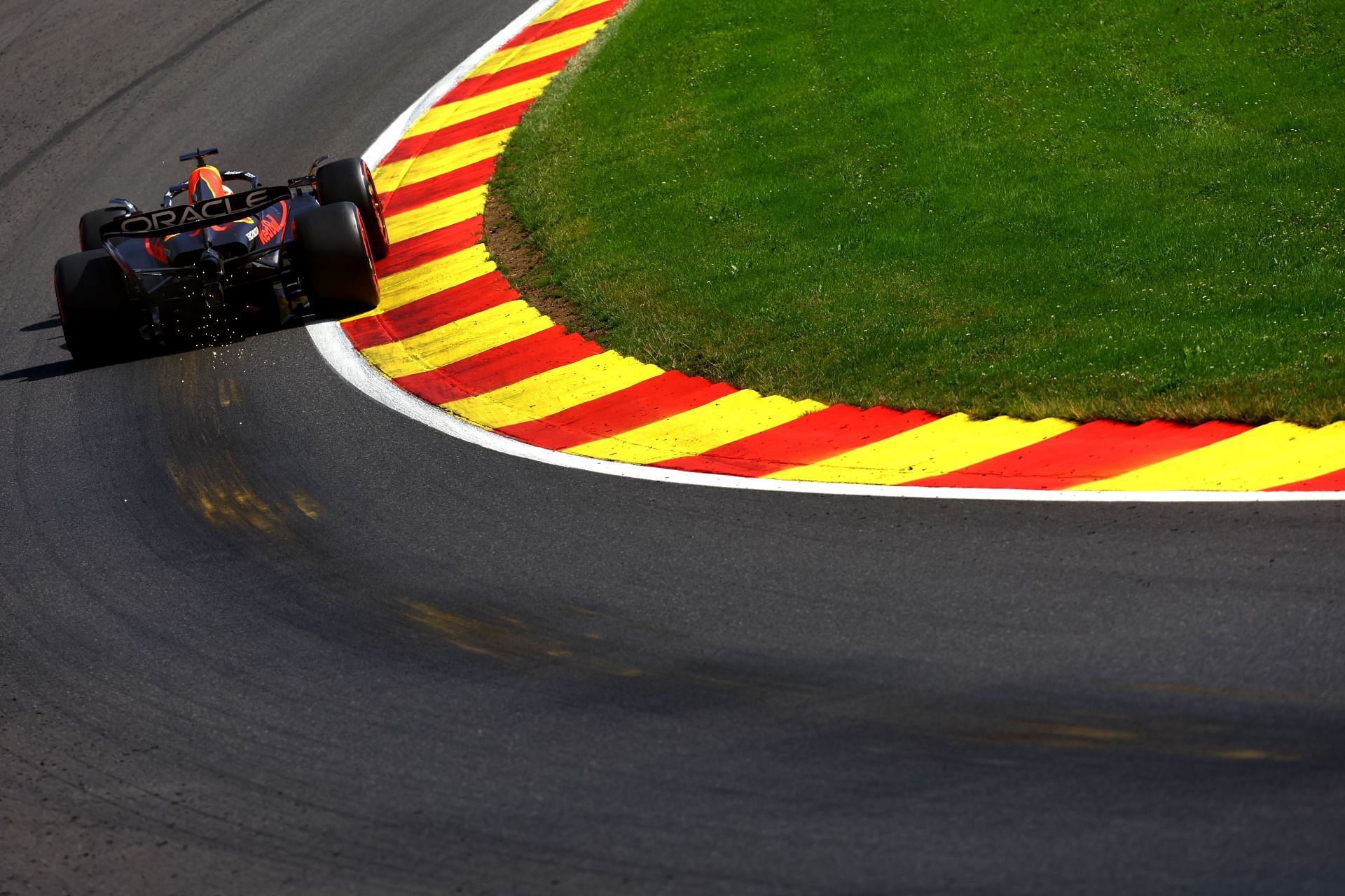 Max Verstappen in the Belgian GP