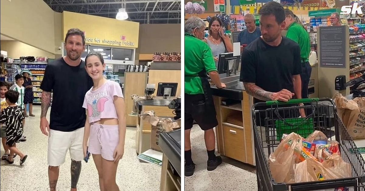 Lionel Messi was seen shopping at Publix ahead of Inter Miami unveiling