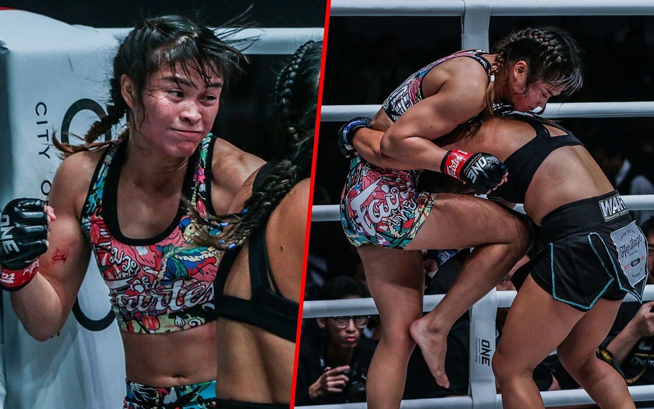 Stamp Fairtex put on a show against Bi Nguyen in her third pro fight