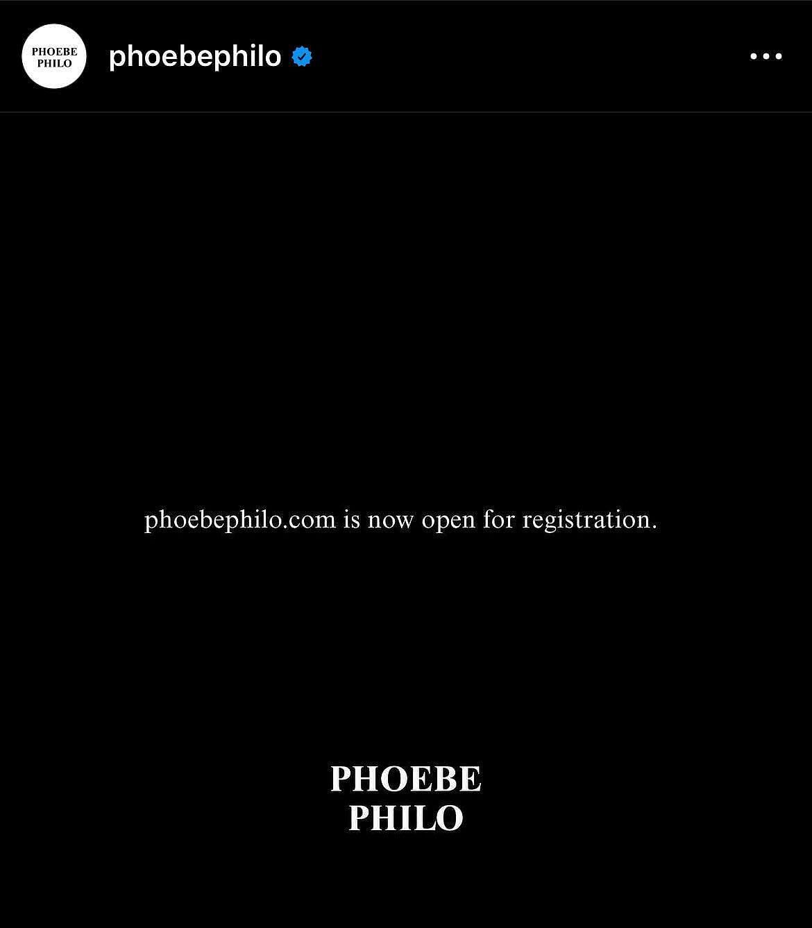 Phoebe Philo&#039;s since-deleted Instagram post (Image via Instagram/@phoebephilo)