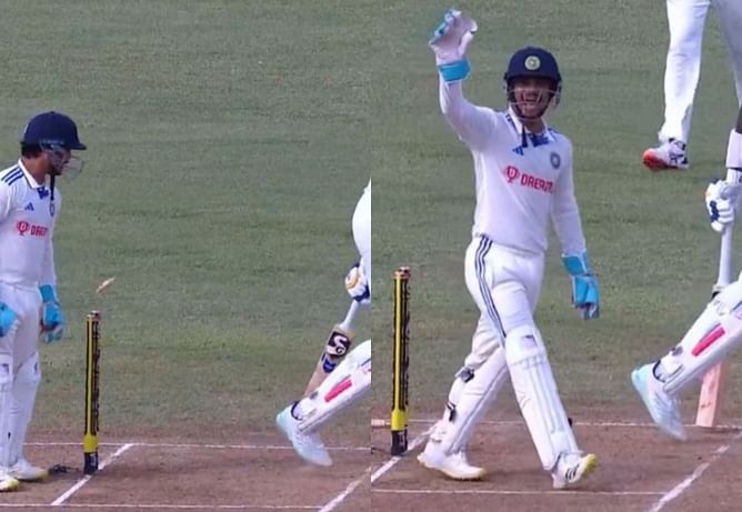 [WATCH] Ishan Kishan attempts a delayed stumping and appeals during Day 3 of the 1st IND vs WI Test