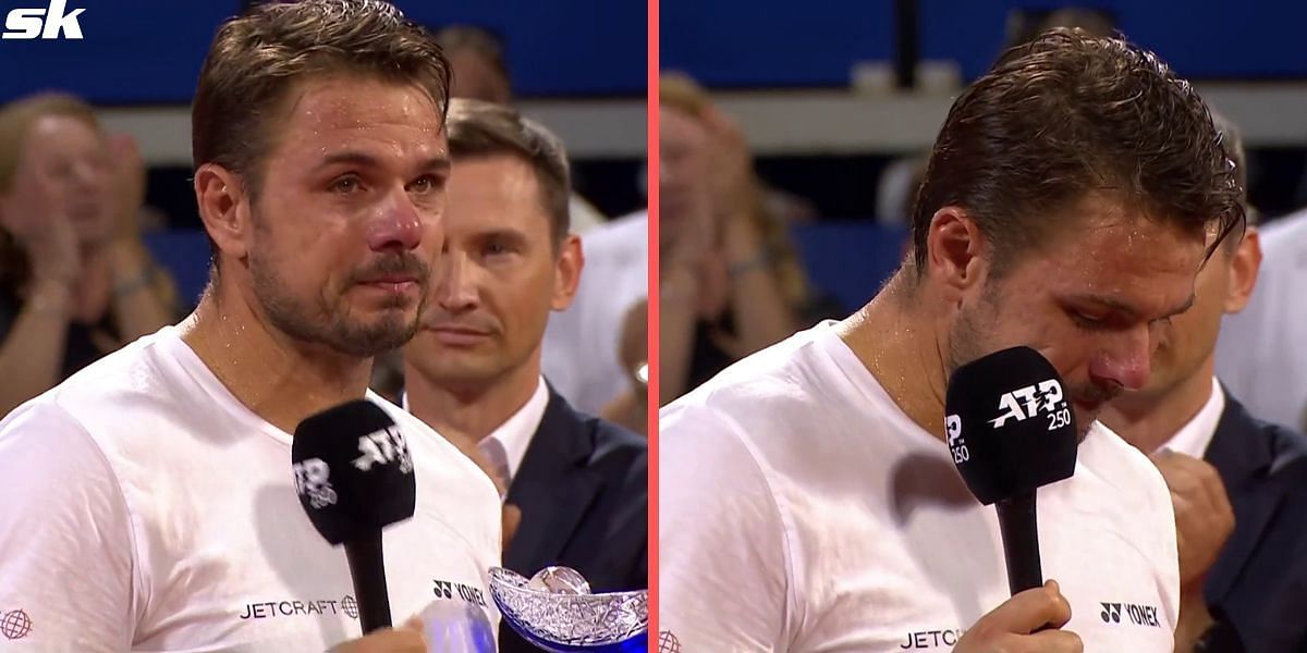 Stan Wawrinka&rsquo;s tearful speech after Croatia Open defeat to Alexei Popyrin