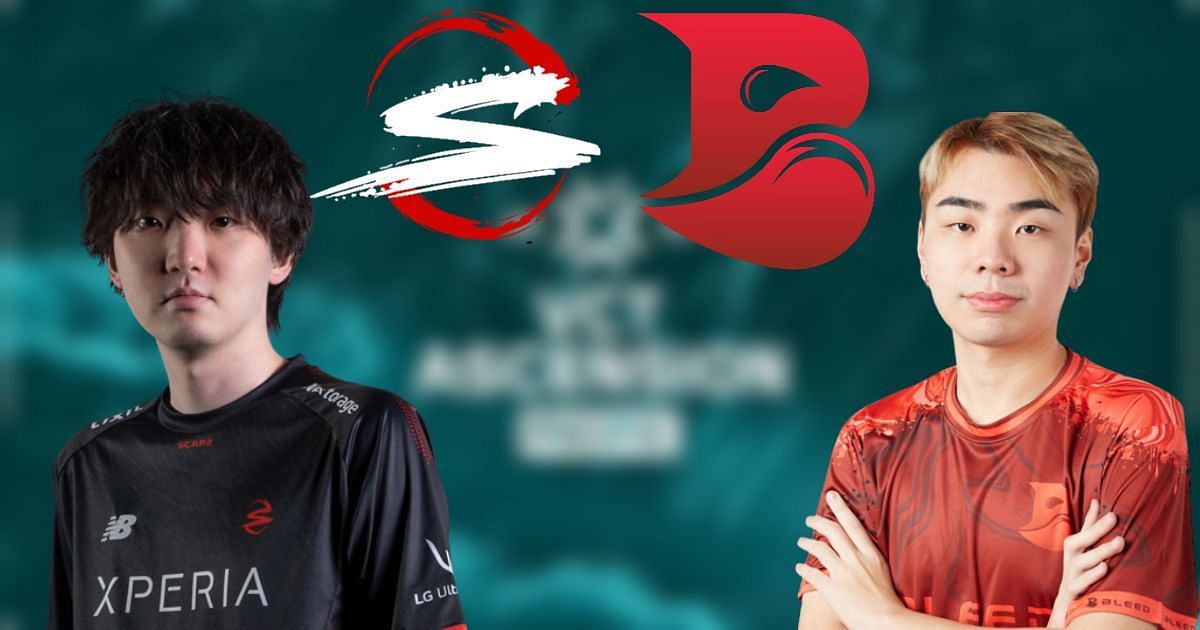 SCARZ vs BLEED in the VCT Ascension Pacific 2023 grand finals (Image via Sportskeeda)