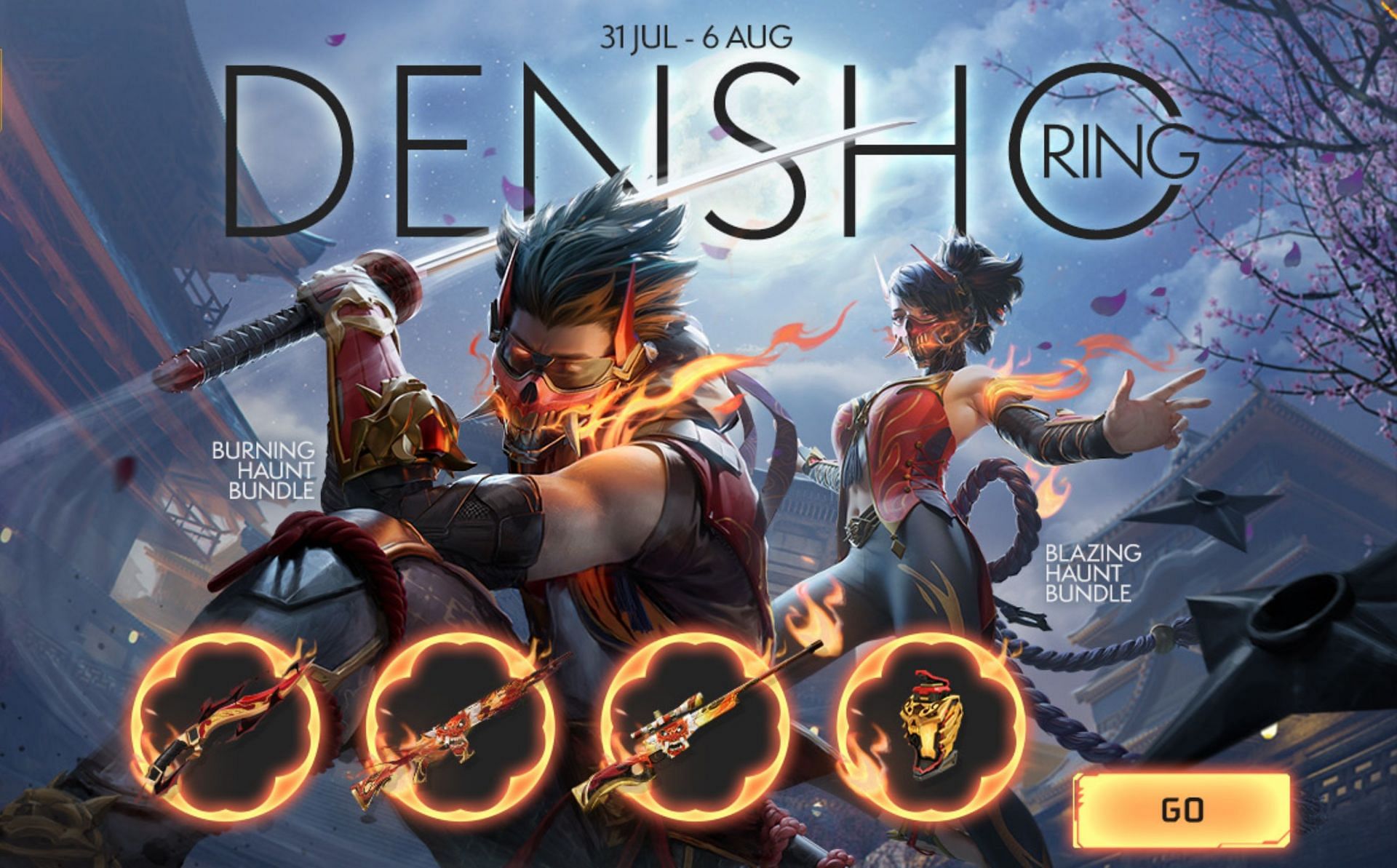 New Densho Ring starts in Free Fire MAX
