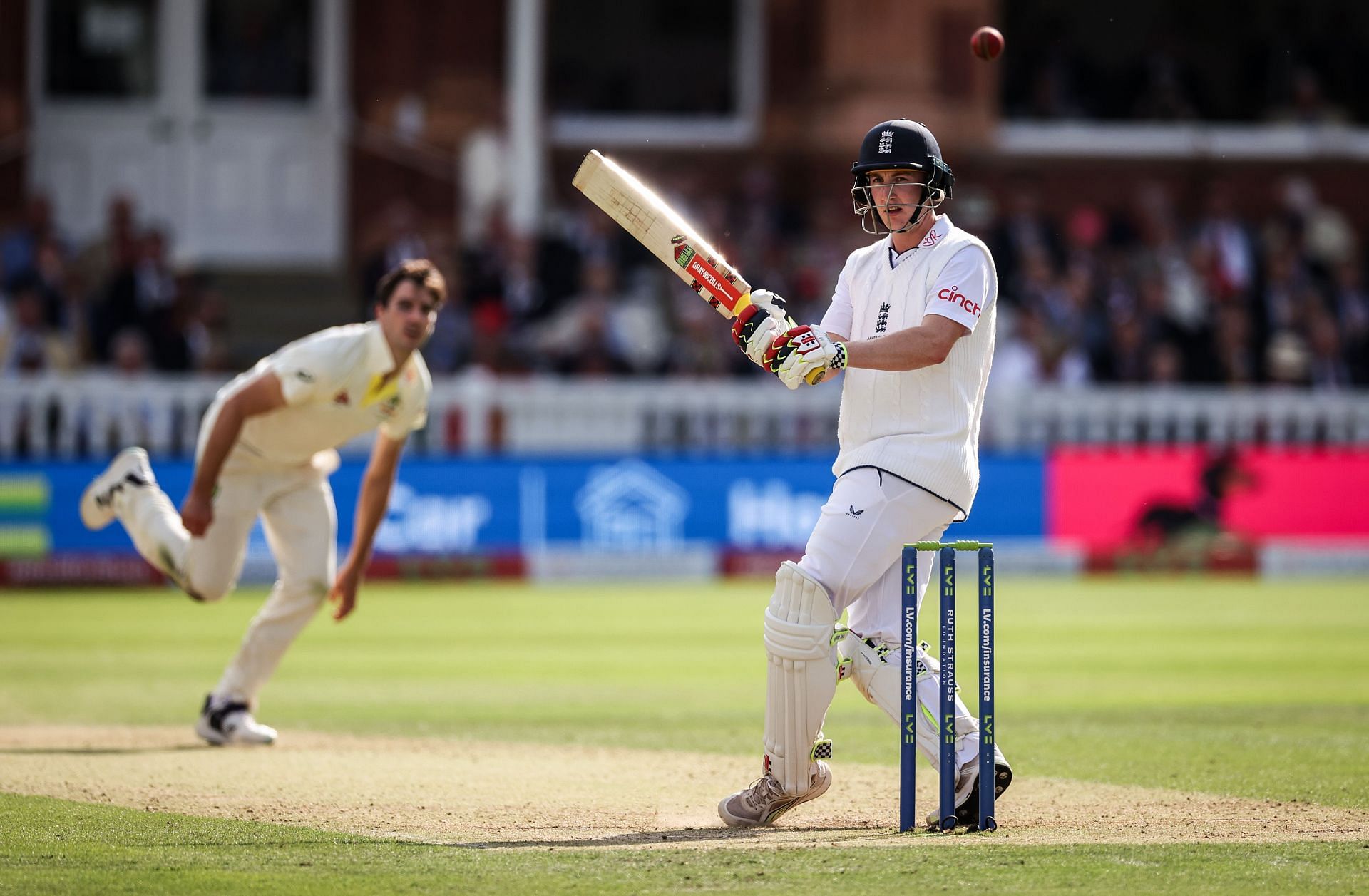 Harry Brook's dismissal off the short ball caught everyone's eye. (Credits: Getty)