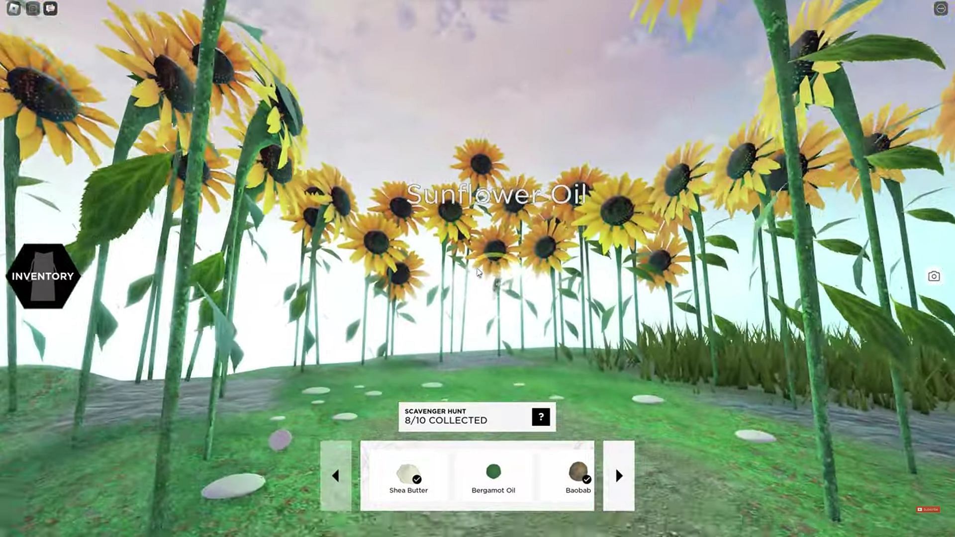Sunflower ingredient at the end of the farm (Image via Conor3D/YouTube)
