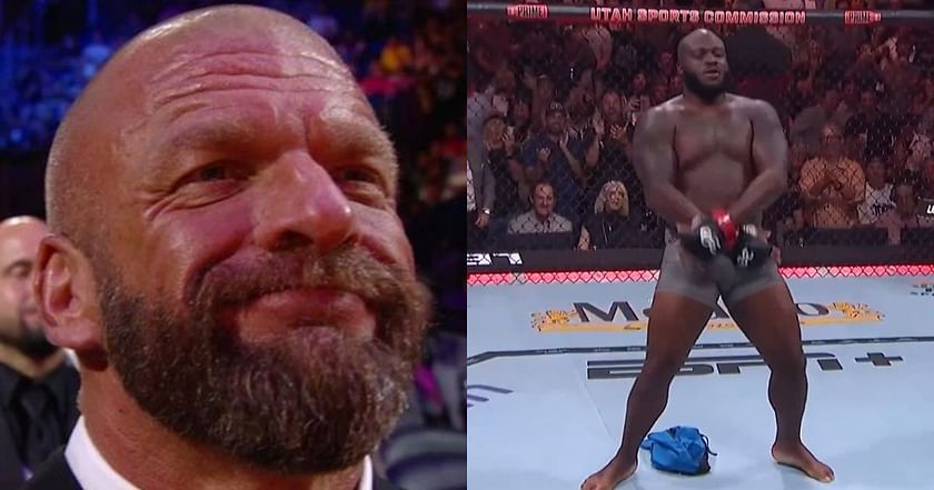 Derrick Lewis leaves TV viewers shocked after taking off pants to celebrate  30-second KO win over De Lima at UFC 291