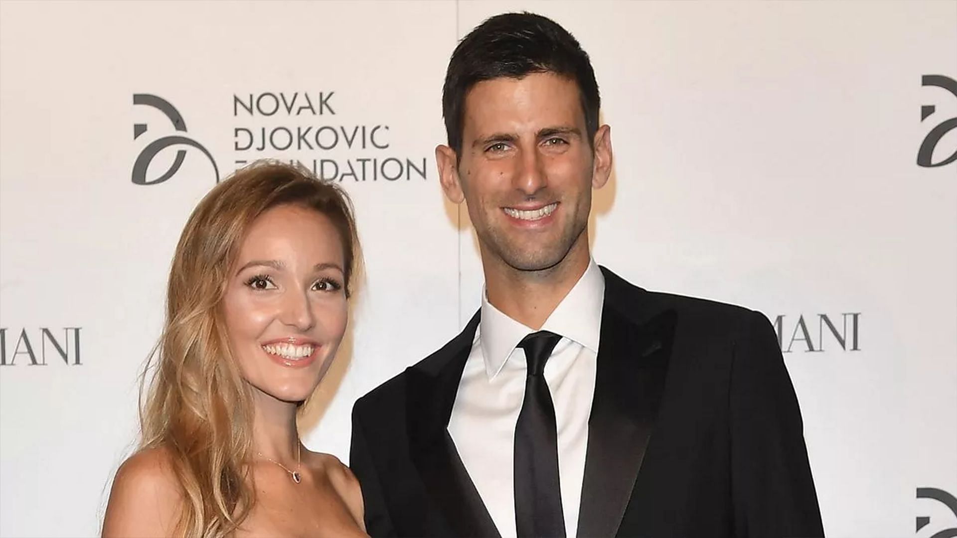Novak Djokovic and his wife, Jelena Djokovic