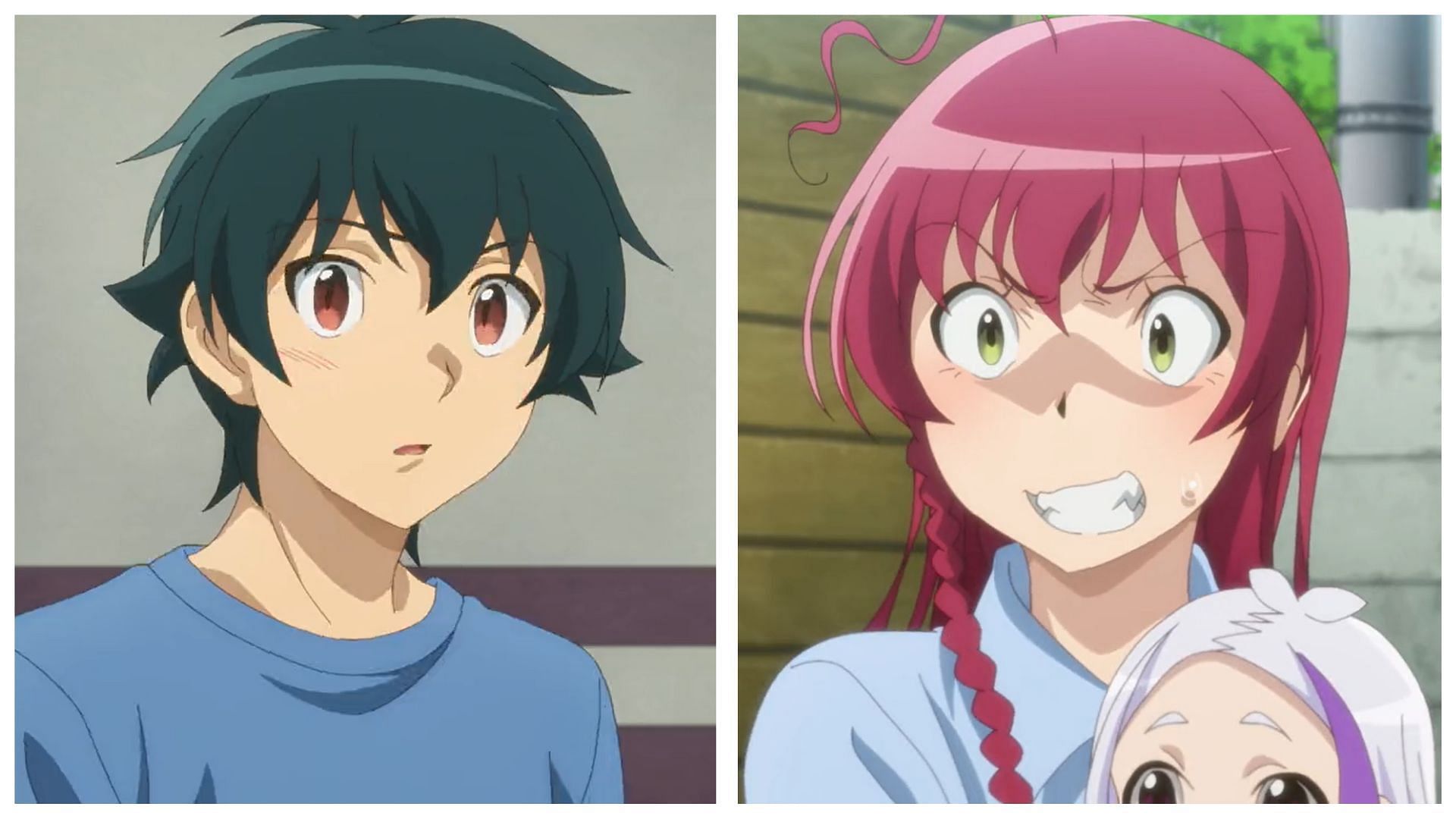 Maou Sadao and Emi Yusa as seen in the anime