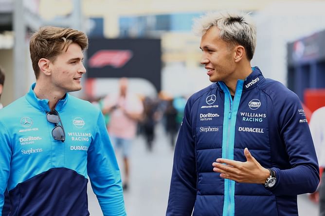 “He’s pushing me to be a better driver”: Alex Albon inspiring Williams F1 rookie Logan Sargeant to get to his level