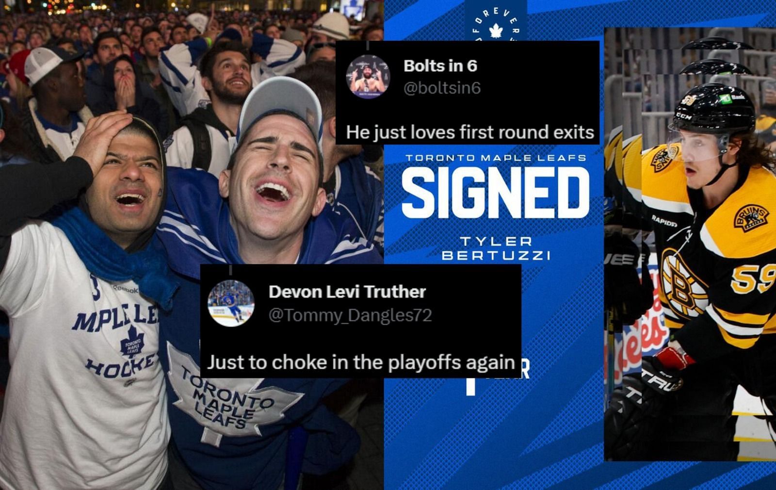 Fans poke fun at Tyler Bertuzzi for new deal with Toronto Maple Leafs