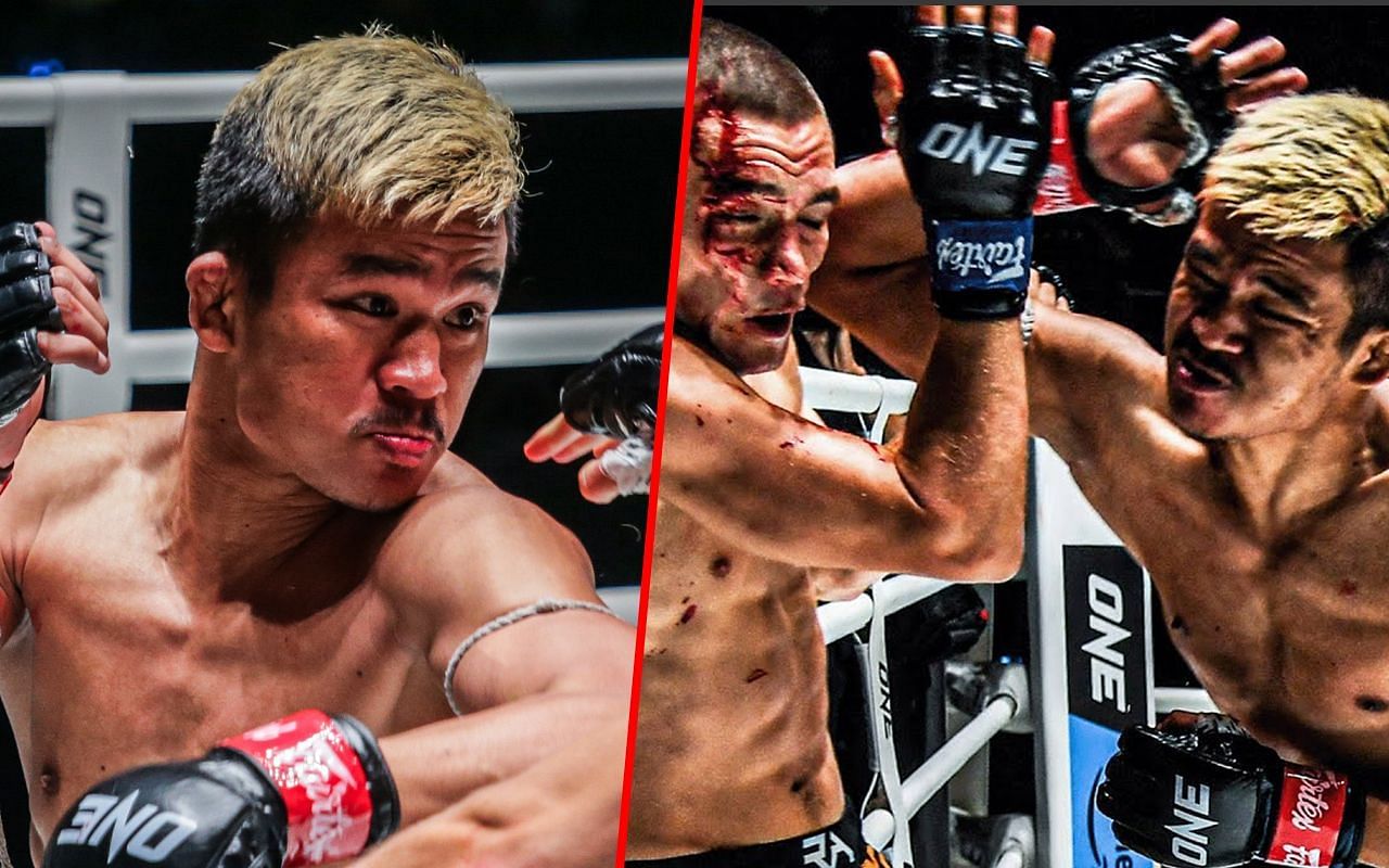 Thai superstar Superlek Kiatmoo9 sent Russian Tagir Khalilov to a second-round TKO defeat. -- Photo by ONE Championship