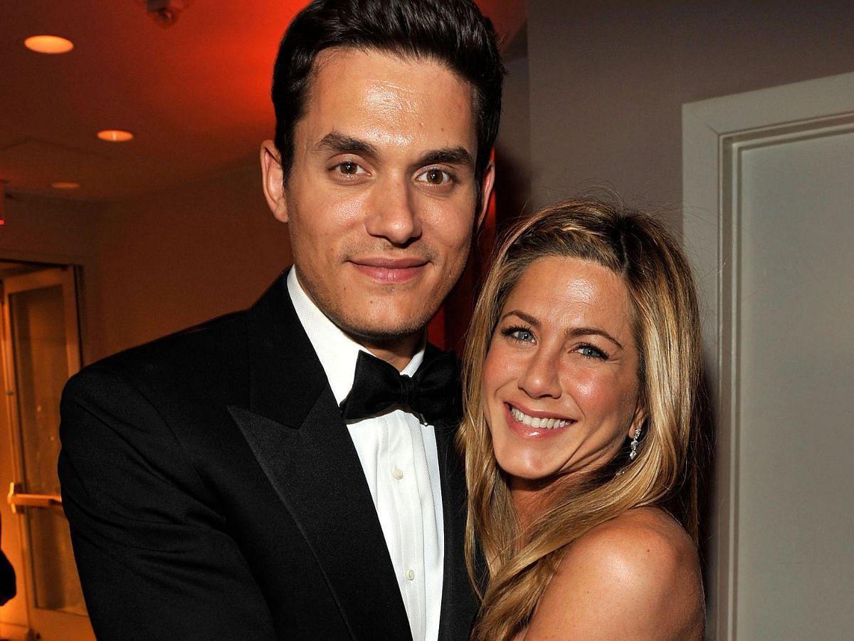 John Mayer and Jennifer Aniston dated from 2008 to 2009 (Image via Wireimage)