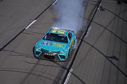“There was a winner and a loser and he got the losing end”: Denny Hamlin reacts to Kyle Larson incident at Pocono