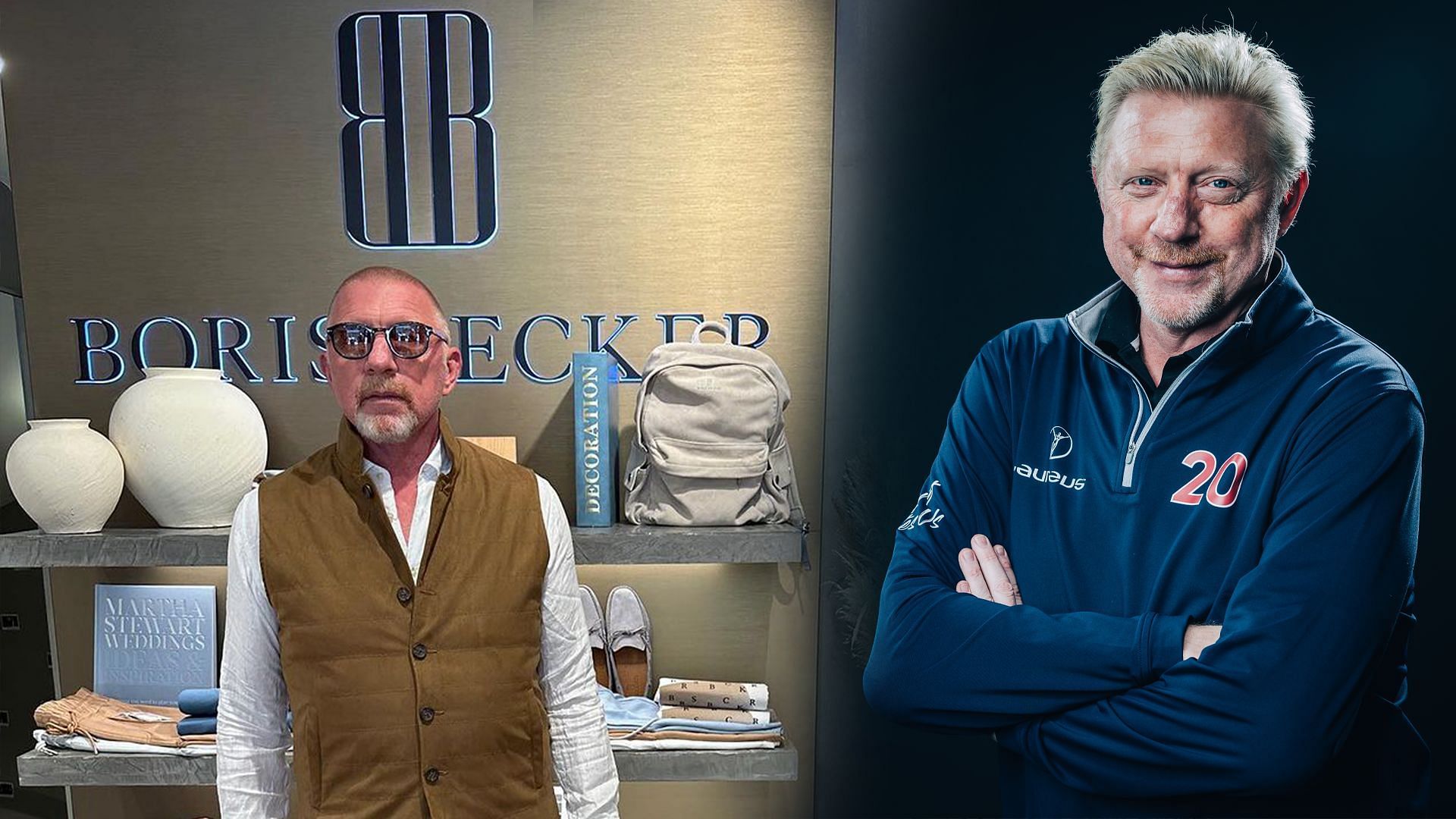 Boris Becker becomes the latest tennis player to launch his own fashion line.