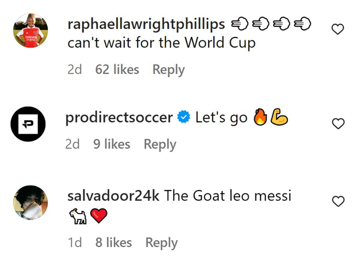 Fan reactions (Image via Instagram)