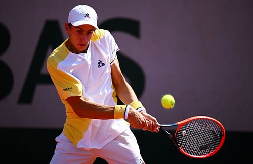 Matteo Arnaldi at the 2023 French Open.