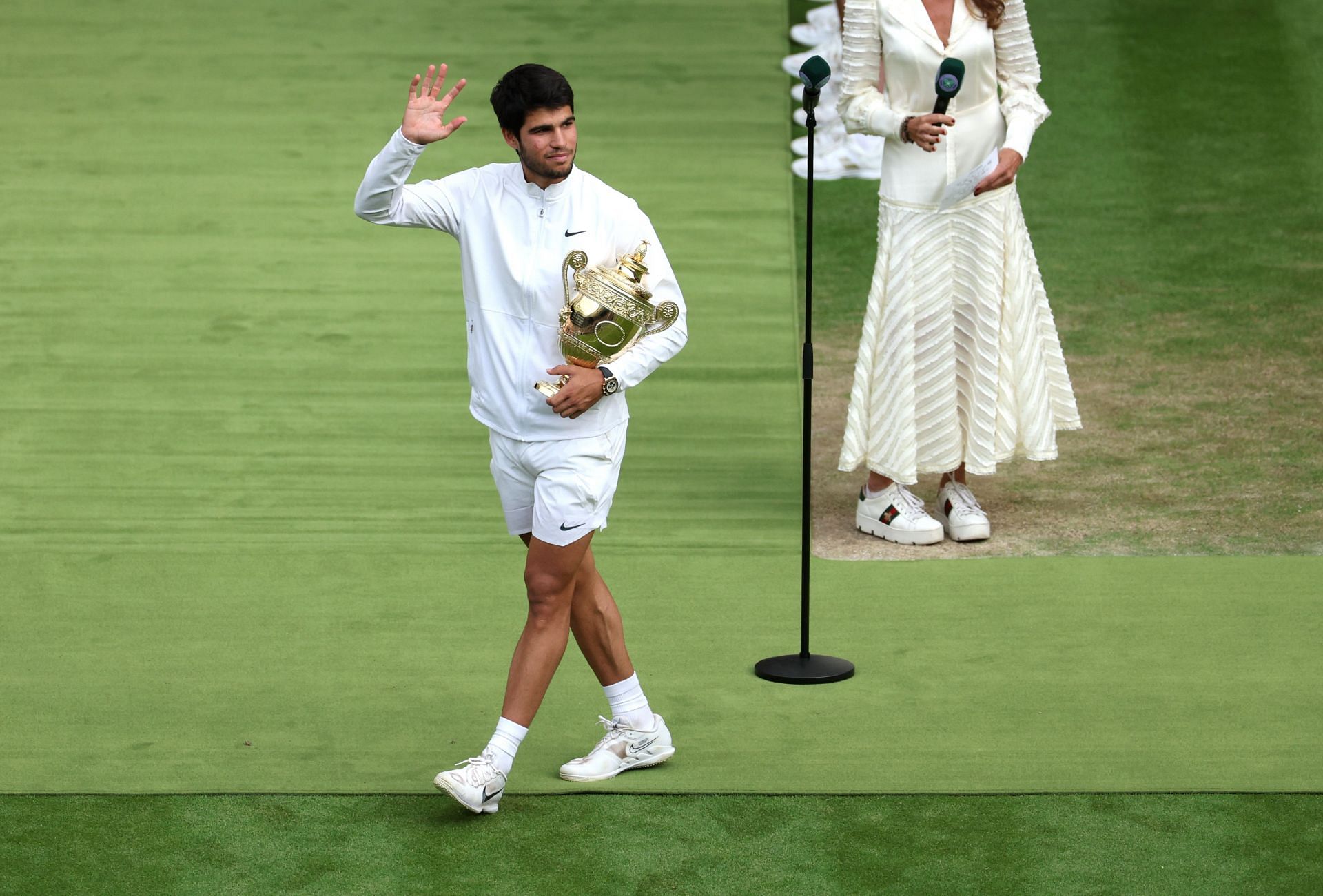 Carlos Alcaraz is the new Wimbledon champion.
