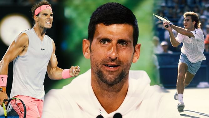 "Not comfortable" - Novak Djokovic revisits Rafael Nadal's 'long shorts' phase and Andre Agassi's 'jeans shorts' era