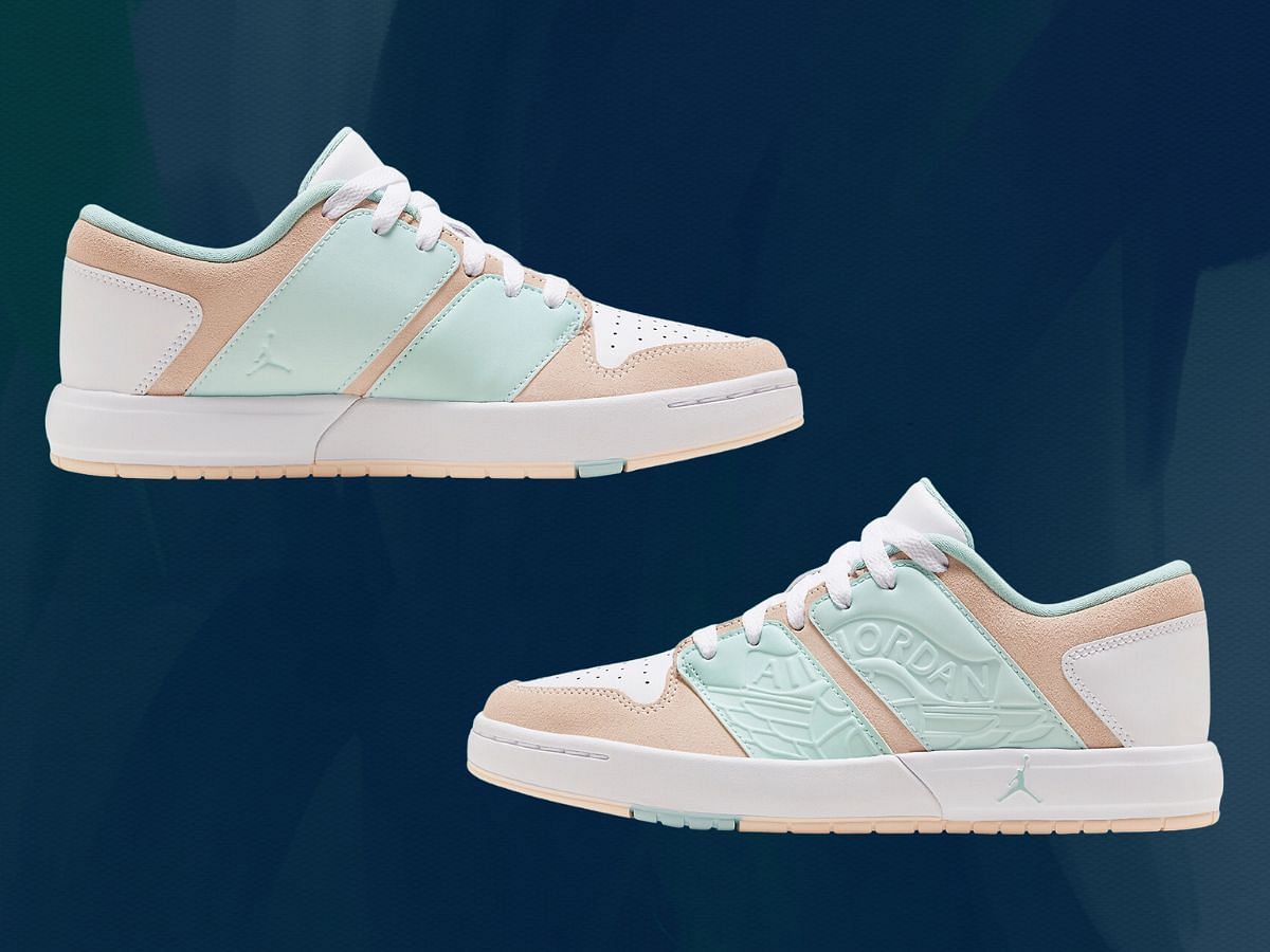 Nu Retro 1 &ldquo;Easter Pastel&rdquo; sneakers (Image via SN)