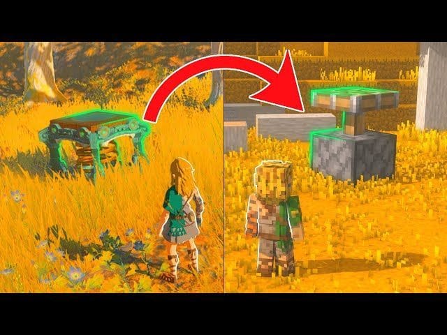 The Legend of Zelda: Tears of the Kingdom reimagined in Minecraft