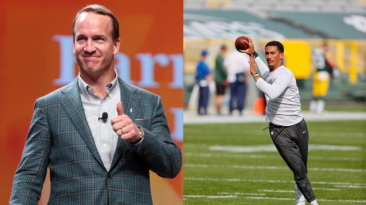 Peyton Manning was spotted at Green Bay Packers training camp and that has led to speculation about his Netflix show &quot;Quarterback.&quot;