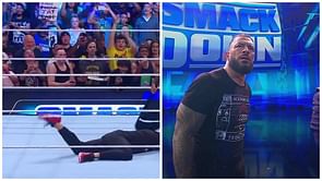 The Bloodline members get laid out by 37-year-old star on WWE SmackDown