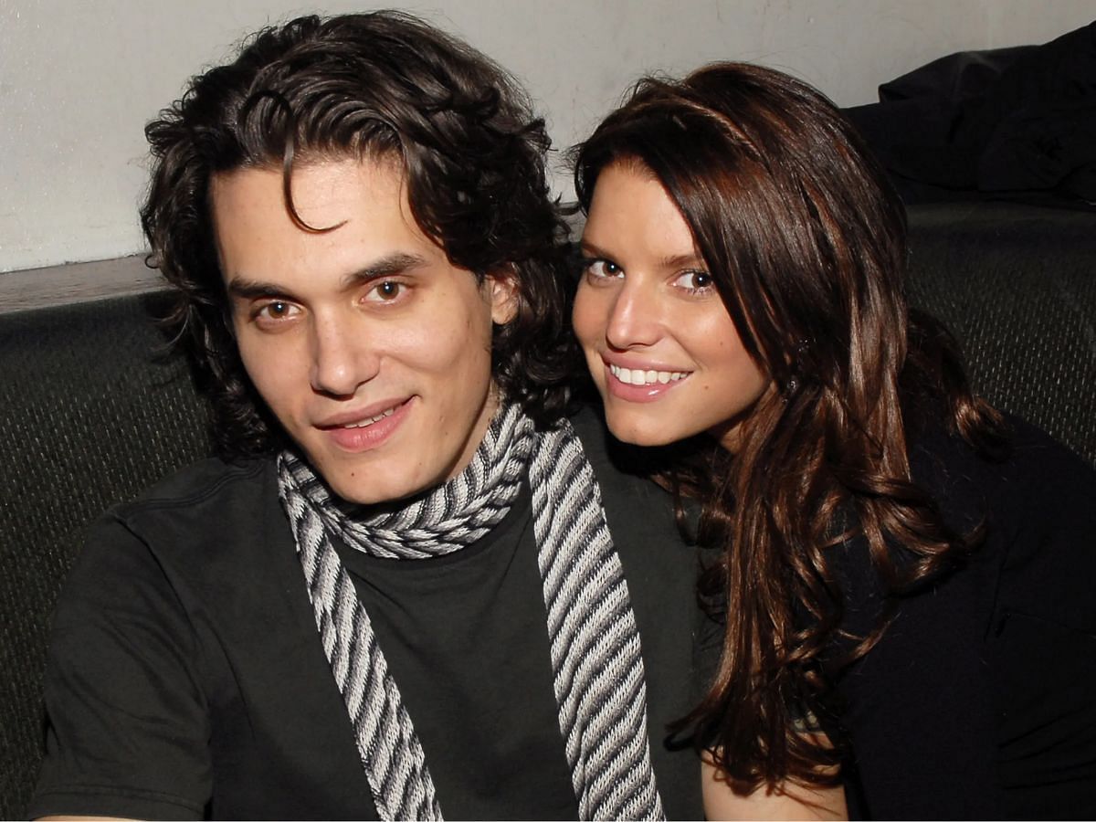 John Mayer and Jessica Simpson dated from 2006 to 2007 (Image via Getty)