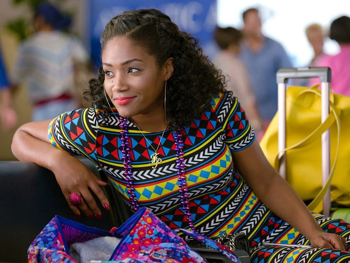 Tiffany Haddish as Dina in the film Girls Trip (image via Getty)