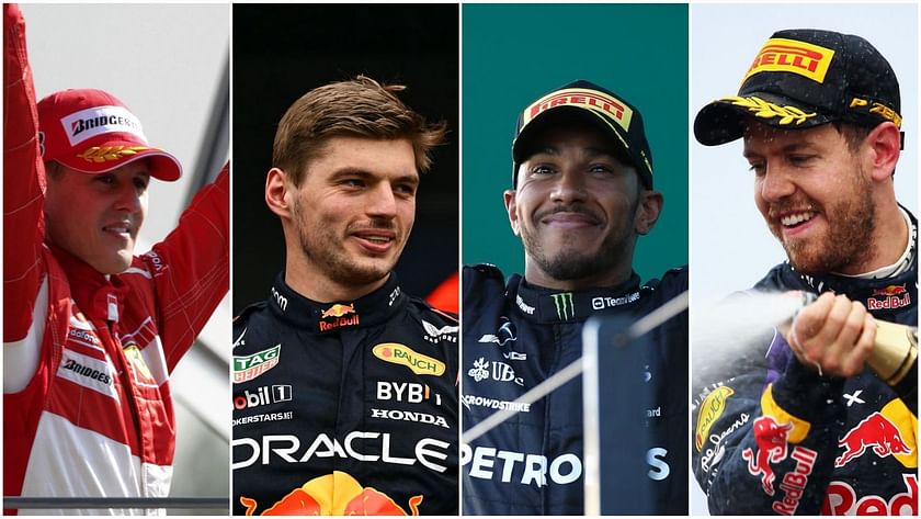 How Max Verstappen's dominance compares to the previous eras from Lewis  Hamilton, Michael Schumacher and Sebastian Vettel, according to F1 pundit